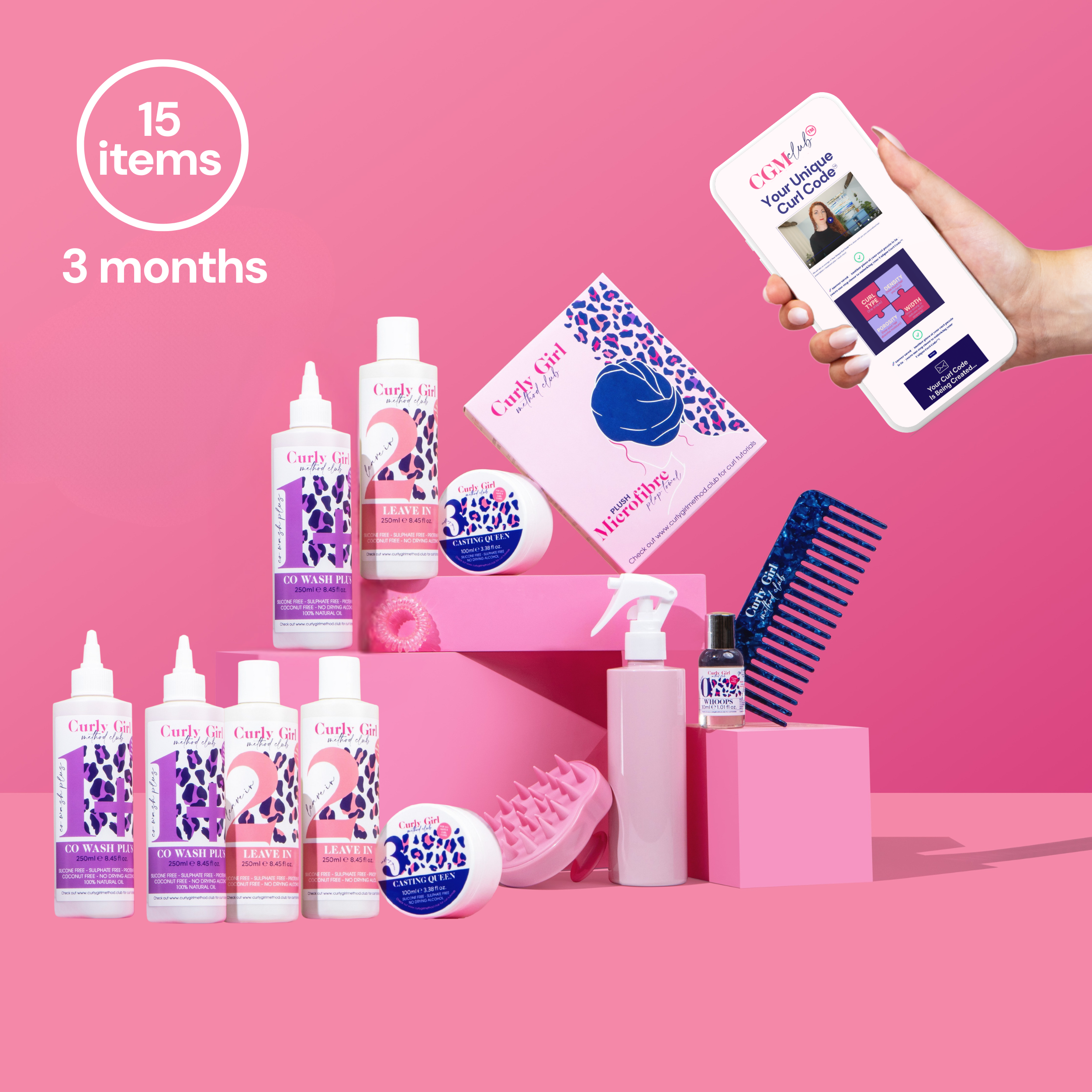 Wavy + Curly Girl Method Starter Kit