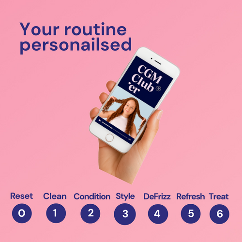 CGM Club® tutorials.  6 Steps.  20minutes.  Endless Curl + Wave Confidence