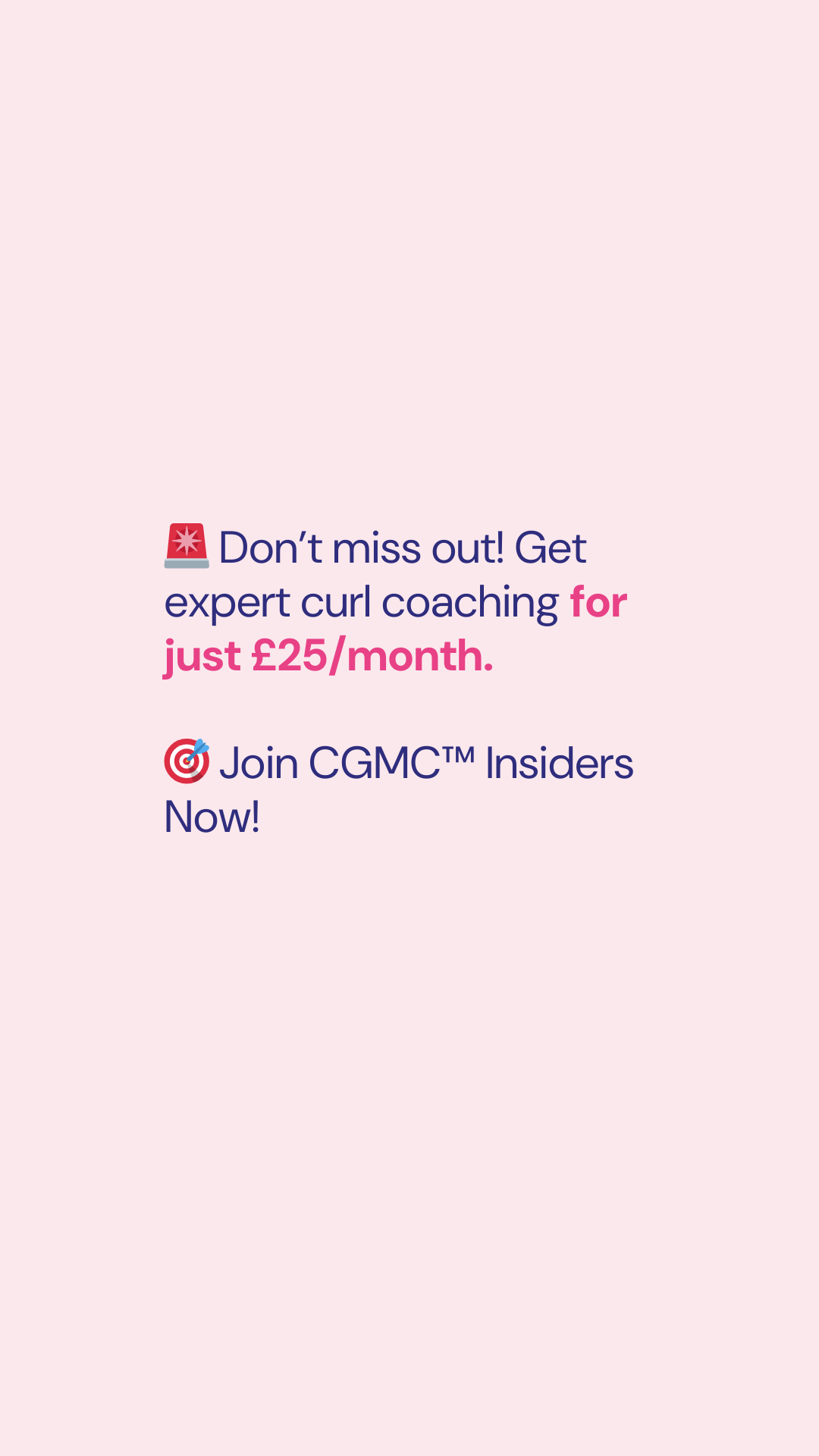 CGMC™️ Insiders – Personalised Washday Critiques