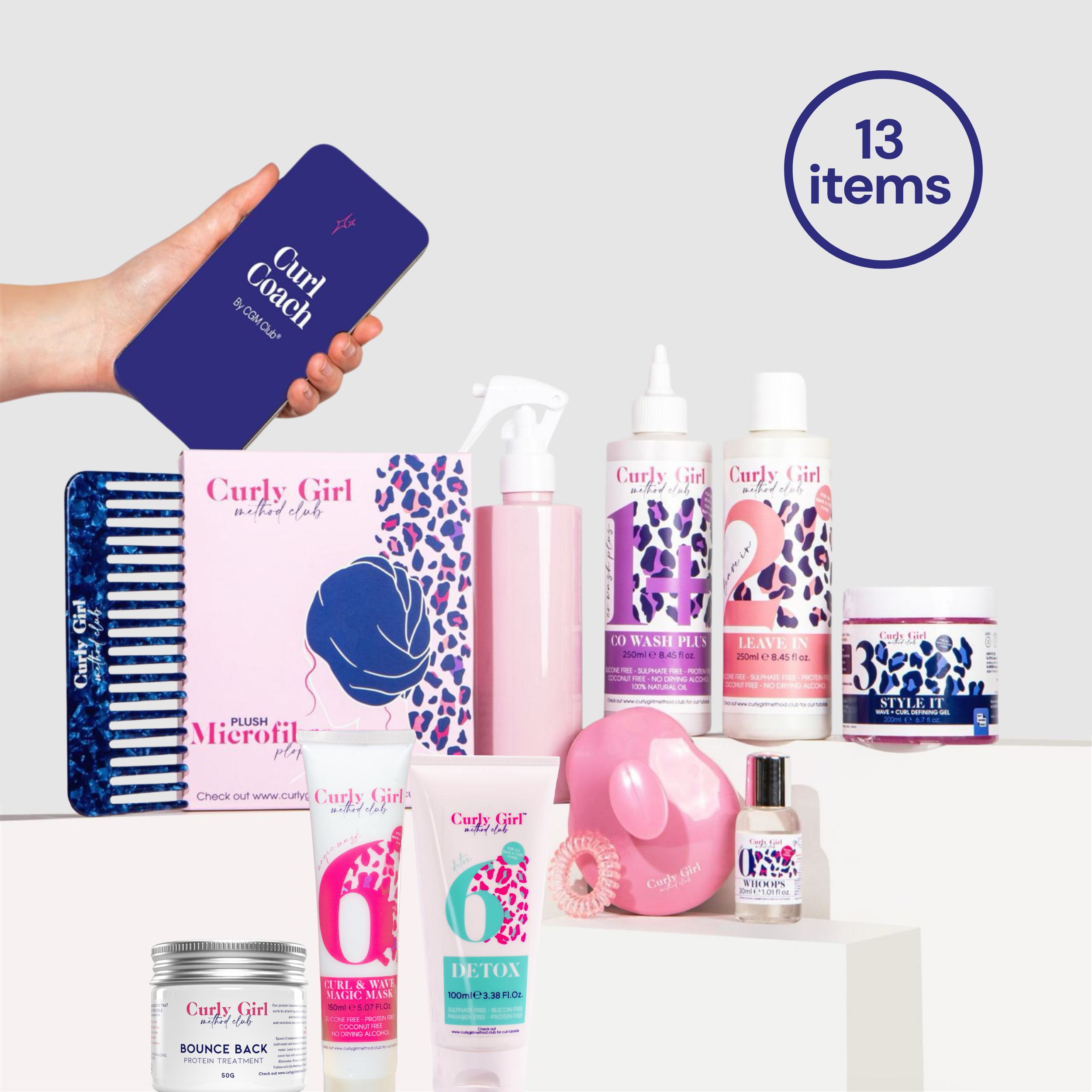 Wavy + Curly Girl Method Starter Kit + Treatments