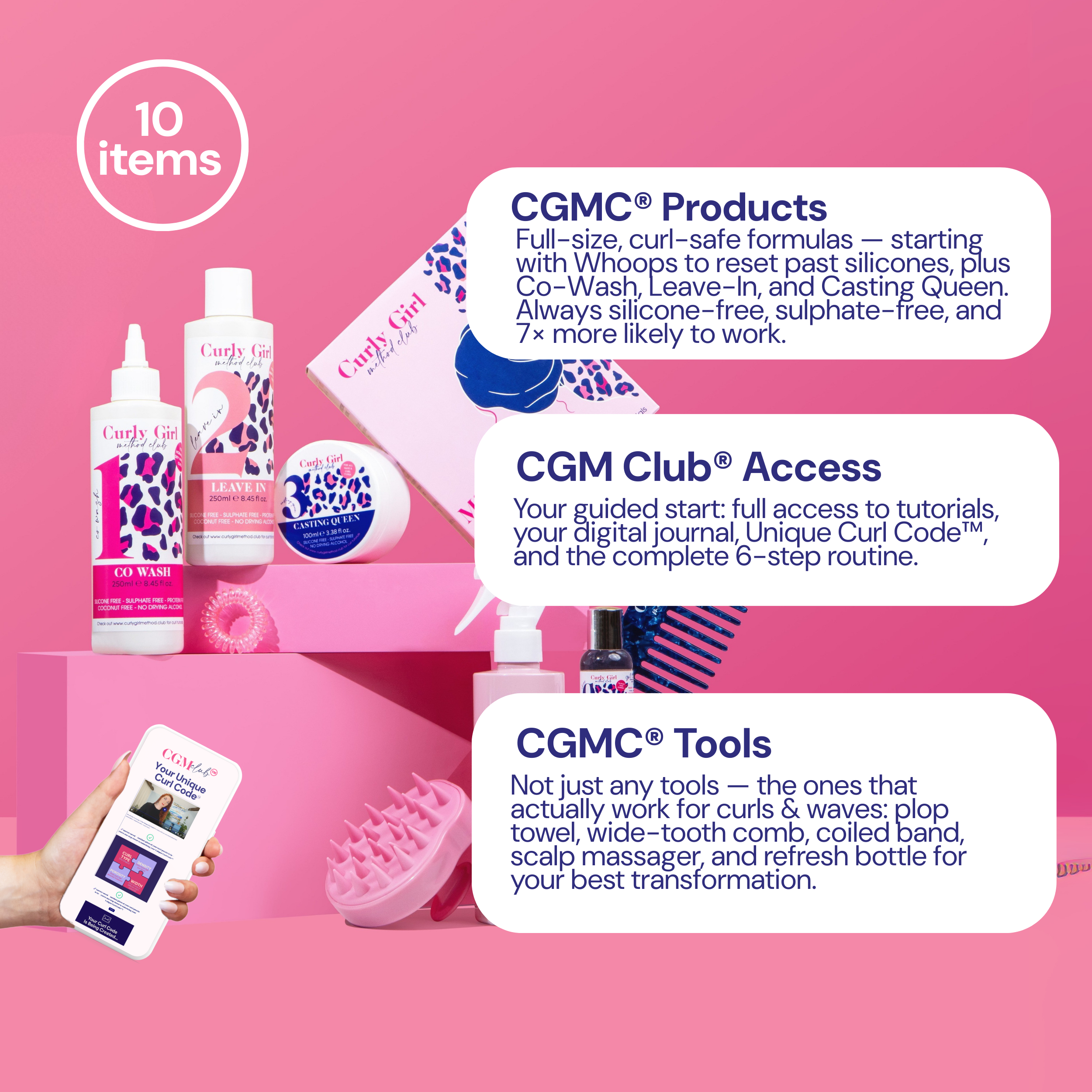 Wavy + Curly Girl Method Starter Kit