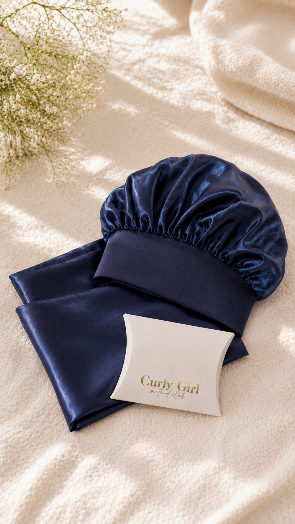 Satin Sleep Cap Wide Secure Head Band