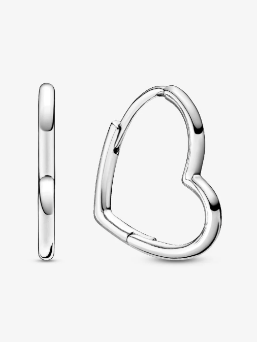 Curl + Wave Safe Tangle Free Earrings Heart Hoops
