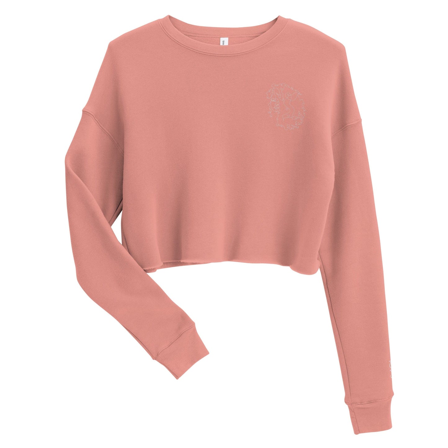 CurlyGirl Crop Sweatshirt with wrist detail CurlyGirl Crop Sweatshirt with wrist detail