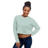 CurlyGirl Crop Sweatshirt with wrist detail 9418016_10151 Dusty Blue CurlyGirl Crop Sweatshirt with wrist detail