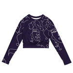 CurlyGirl long-sleeve crop top CurlyGirl long-sleeve crop top