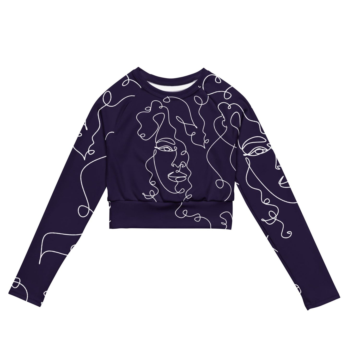 CurlyGirl long-sleeve crop top CurlyGirl long-sleeve crop top