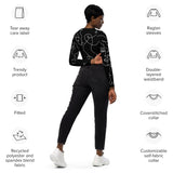 CurlyGirl long-sleeve crop top in black CurlyGirl long-sleeve crop top in black