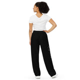 CurlyGirl wide-leg pants in Black CurlyGirl wide-leg pants in Black