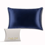 Step 5: Satin Pillowcase reduces frizz PillowcaseBLUE Blue Step 5: Satin Pillowcase reduces frizz