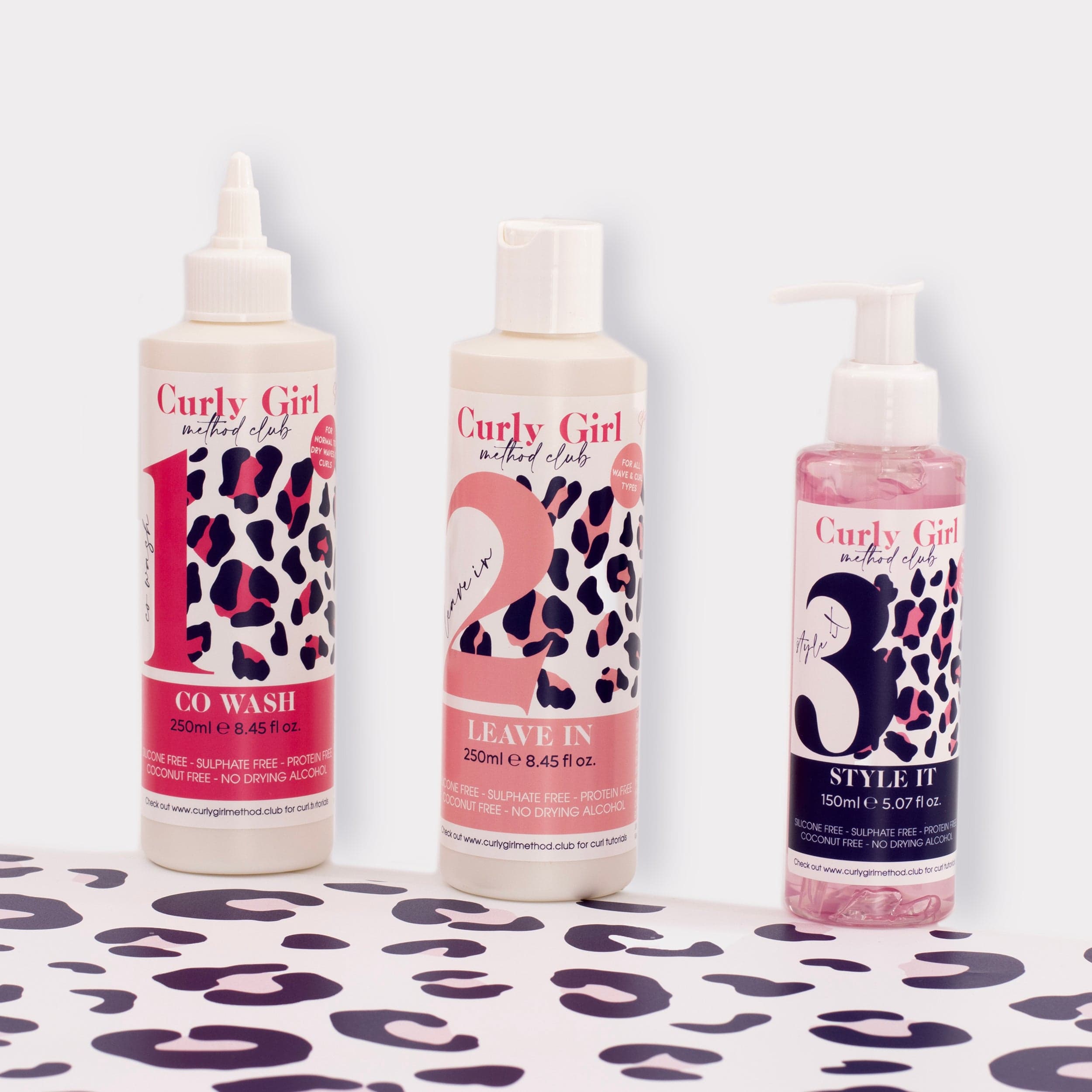 Washday Essentials – Your 3-Step Solution for Effortless, Defined Curls Trio Co wash Curly CoWash 1 set Steps 1,2,3: WashDay Essentials for all curl types cowash, leave in conditioner and styling gel all silicone and sulfate free made for curls curly girl method safe