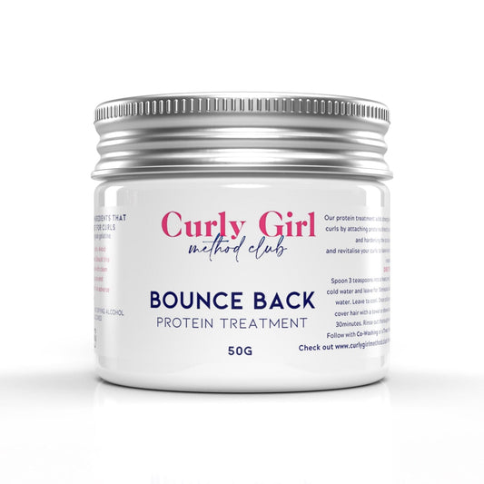 Step 6: Bounce Back 50g Protein Treatment for limp curls Bounce Back 50g Step 6: Bounce Back 50g Protein Treatment for limp curls